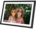 Denver PFF-1016 10,1&prime;&prime; Frameo WLAN Bilderrahmen mit IPS & Touch - Schwarz