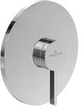 Villeroy & Boch EH-Brausearmatur Serie Dawn 170x170x38mm Matt Black, 1 Stk. - Wei&szlig;