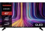 Telefunken QF40AO750S QLED TV 40 Zoll Fernseher Full HD Android TV HDR Smart TV,