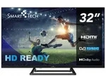 Smart Tech 32HN01V3, 32 Zoll (80 cm), HD-f&auml;hig Kein Smart-Fernseher, 3xHDMI, 2xUSB -