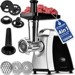 Bomann Fleischwolf 1000W | mit Aufsatz f&uuml;r Pl&auml;tzchen/Spritzgeb&auml;ck | Fleischwolf