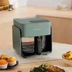 CREATE - AIR FRYER STUDIO CRYSTAL - 4,2L Glas-Hei&szlig;luftfritteuse mit optionalem