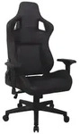 Gaming Stuhl DANJO Stoff Schwarz-Rot drehbar h&ouml;henverstellbar 5 Rollen...