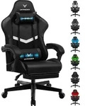 LUCKRACER Gaming-Stuhl Gaming Chair B&uuml;rostuhl Ergonomisch mit Lendenkissen