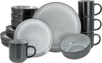 CreaTable, 19928, Nordic Fjord Frost, Kombiservice 16-tlg, Steinzeug CreaTable, 19928, Nordic Fjord Frost, Kombiservice 16-tlg, Steinzeug