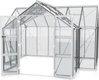 Vitavia Gew&auml;chshaus "Clarus" aluminium eloxiert 13 m&sup2; 3 mm ESG