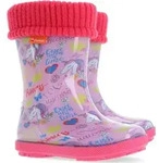 DEMAR Kinder HAWAI LUX Jungen M&auml;dchen Thermostiefel Gummistiefel gef&uuml;ttert Gr&ouml;&szlig;e:
