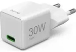 Hama Schnellladeger&auml;t GaN, USB-C, Super-Mini-Charger, PD, 30 W, Wei&szlig; - Wei&szlig;