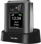 Beafon Fold 10 LTE Seniorenhandy Klappbar, Farbe:Schwarz - Schwarz