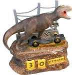 Jurassic Park 3D Ewiger Kalender - Braun