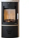 Accente Kaminofen Tifano Sandstein schwarz 6,5 kW - Beige