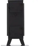Magnus Kaminofen 7,5 kW mit Schamottstein GT7PR schwarz Ofen f&uuml;r Werkstatt...