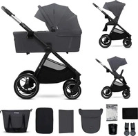 Kinderkraft KSNEA002DGR2000, Kinderkraft NEA 2 - Kinderwagen 2-in-1 - bis 27 kg -