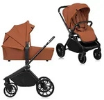 Lionelo Kombikinderwagen Mika Plus 2in1 bis 38 Monate (22kg), XXL-Verdeck mit UPF50+,