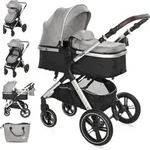 Lorelli Kinderwagen Viola 2 in1, Kombikinderwagen, Baby Buggy mit Liegefunktion