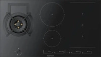 K&uuml;ppersbusch KIG 9850.0 SR-DBA K-Series. 8 Induktions-Gas-Kochfeld autark - Schwarz