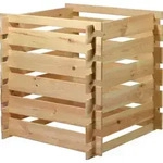 dobar Quadratischer Holz-Komposter "Stecki", Kompostbeh&auml;lter mit Stecksystem,...