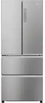 Haier HFR3718ENMM, 402 l, SN-T, 6 kg/24h, E, Fresh Zone Fach, Edelstahl - Silber