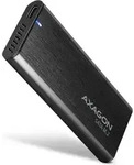 Axagon EEM2-SBC externes Geh&auml;use f&uuml;r M.2 SSDs USB-C 3.2 Gen 2 - schwarz,