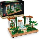 LEGO Icons Springbrunnengarten - Miniatur Bauset f&uuml;r Erwachsene mit Laubeng&auml;ngen,
