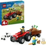 LEGO City Traktor mit Anh&auml;nger - Bauernhof Spielzeug mit Traktor & Tierfiguren -