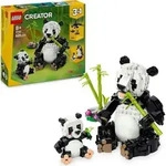 LEGO Creator 3in1 Wilde Tiere: Pandafamilie - Tierfiguren umbaubar in Pinguine oder