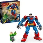 LEGO DC Superman Mech vs. Lex Luthor - Superhelden Spielzeug mit 2 Minifiguren -