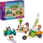 LEGO Friends Strandabenteuer mit Hunden, Bauspielzeug f&uuml;r M&auml;dchen ab 6 Jahren, Tier