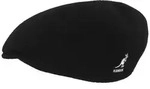 Kangol Flat Cap Schieberm&uuml;tze 504 aus reiner Wolle, schwarz, Gr. M - Schwarz - M