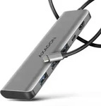 AXAGON Axagon HMC-5H USB-C 3.2 Gen 1 Hub 3x USB-A 4K HDMI PD 100W - Silber