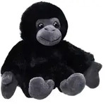 Wild Republic Plusch Pluschtier Gorilla Affe - 18 cm - Affen - Schwarz