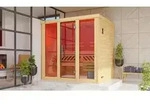 weka Design-Sauna KEMI PANORAMA 2 inkl. 7,5 kW BioS-Ofenset x B x T x H x 211 x 169