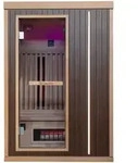Dewello&reg; Infrarotkabine Infrarotsauna MELVILLE 130x105 f&uuml;r 1-2 Personen aus