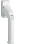 HOPPE Fenstergriff LONDON - Sperrknopf, VK 7 x 32 mm, Alu wei&szlig;