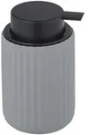 WENKO Keramik Seifen Spender 300 ml Dosierer Fl&uuml;ssigspender BELLUBO Grau Bad WC