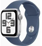 Apple Watch SE 44mm GPS 2. Gen Sport S/M silber/denim - Blau