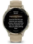 Garmin Venu 3S 41mm, french gray/softgold - Beige