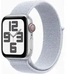 Apple Watch SE 44mm GPS+4G 2.Gen Sport Loop silber/blaue wolke - Hellblau
