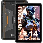 OUKITEL RT9 Outdoor Tablet Android 14, 11000mAh 24GB(6+18) RAM + 256GB ROM Tablet