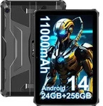 OUKITEL RT9 Outdoor Tablet Android 14, 11000mAh 24GB(6+18) RAM + 256GB ROM Tablet