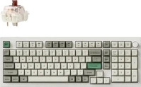 Keychron Q5 Max QMK/VIA Kabellose Mechanische Tastatur, QWERTY US, Knob, Shell White,