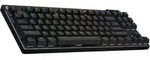 Logitech G PRO X TKL, Kabellos, RF Wireless + Bluetooth, Mechanischer Switch, QWERTY,
