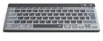 Hama Multi-Device-Tastatur WK-700, Schwarz, QWERTZ - Grau/Schwarz/Blau