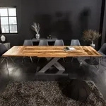 riess-ambiente Ausziehbarer Esstisch MONTREAL 180-280cm Plankeneiche...