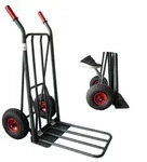 RAVENDO Profi Sackkarre klappbar Luftrad 250kg mit EasyTip 50% Gewichtsbelastung