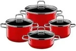 silit elegance line topfset rot - Rot