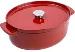 KitchenAid CC006063-001, 5,6 l, Rot, Eisenguss, Keramik, Elektro, Gas, Halogen,