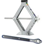 alca&reg; Scherenwagenheber mit Ratsche &ndash; 1,5t Tragkraft, 360&deg; drehbarer Sattel,