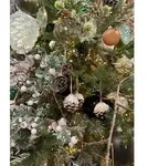Weihnachtskugeln Glas 8cm 16 St&uuml;ck - Schwarz - Schwarz