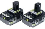 Ryobi 2x 5.0Ah RB18LL50F12B Li-Ion Akku 5133004831